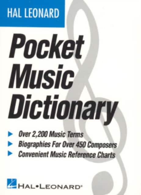 The Hal Leonard Pocket Music Dictionary av Hal Leonard