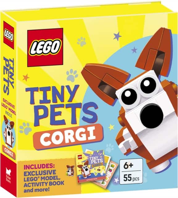 LEGO® Books. Tiny Pets: Corgi (with exclusive corgi mini-build, paper crafts, stickers and activity book) av Lego
