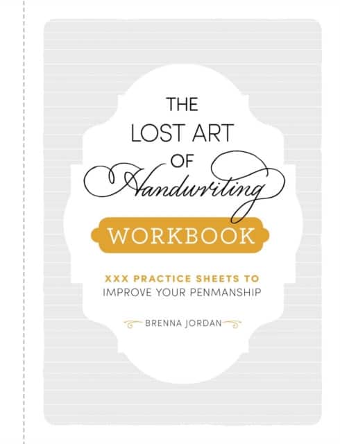 The Lost Art of Handwriting Workbook av Brenna Jordan