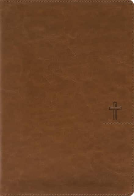 NASB, Thinline Bible, Giant Print, Leathersoft, Brown, Red Letter, 1995 Text, Comfort Print av Zondervan