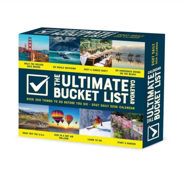 The Ultimate Bucket List Calendar 2027 Box av Willow Creek Press