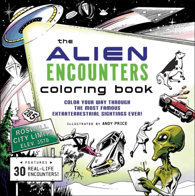 The Alien Encounters Coloring Book
