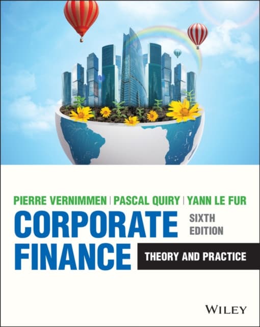 Corporate Finance – Theory and Practice, Sixth Edition
