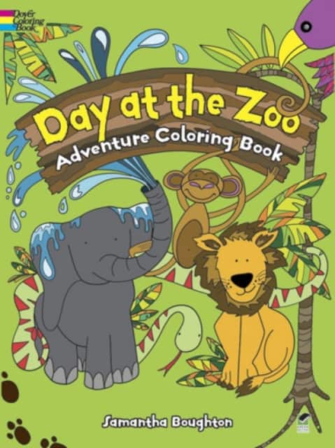 Day at the Zoo Adventure Coloring Book av Samantha Boughton