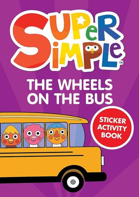 Super Simple™ The Wheels on the Bus Sticker Activity Book av Dover Publications Inc
