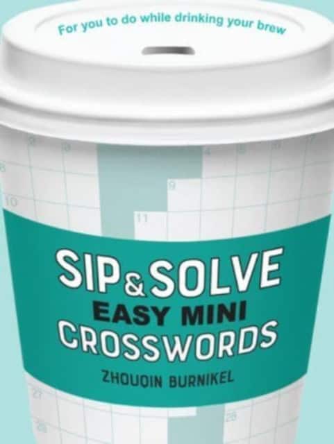 Sip & Solve Easy Mini Crosswords av Zhouqin Burnikel