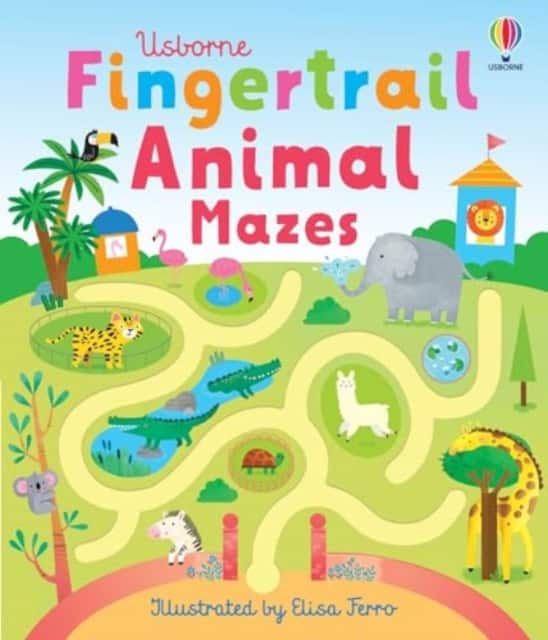Fingertrail Animal Mazes av Felicity Brooks
