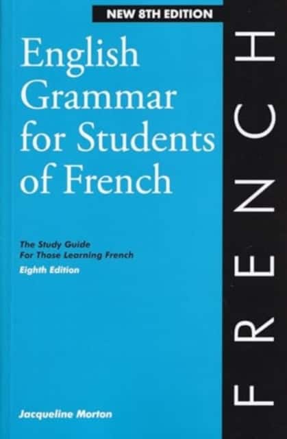English Grammar for Students of French av Jacqueline Morton