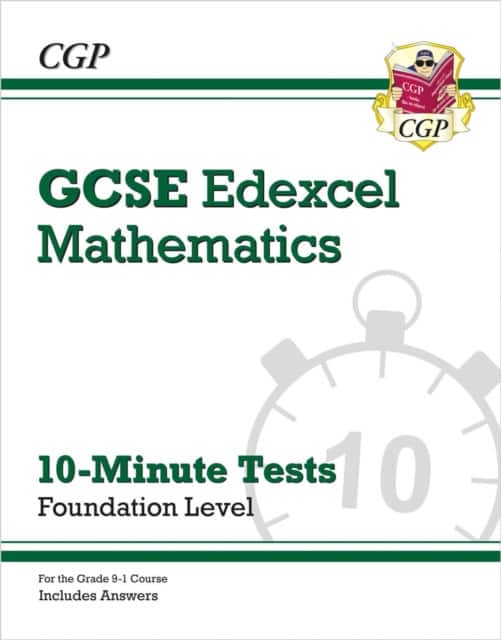 GCSE Maths Edexcel 10-Minute Tests - Foundation (includes Answers) av CGP Books