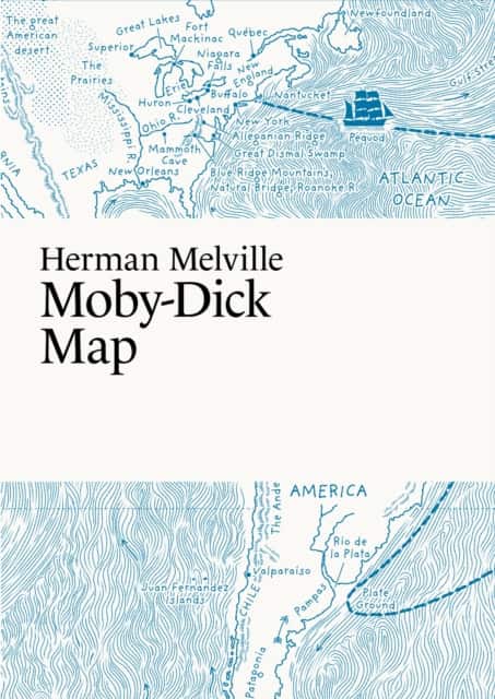 Herman Melville, Moby-Dick Map av Martin Thelander