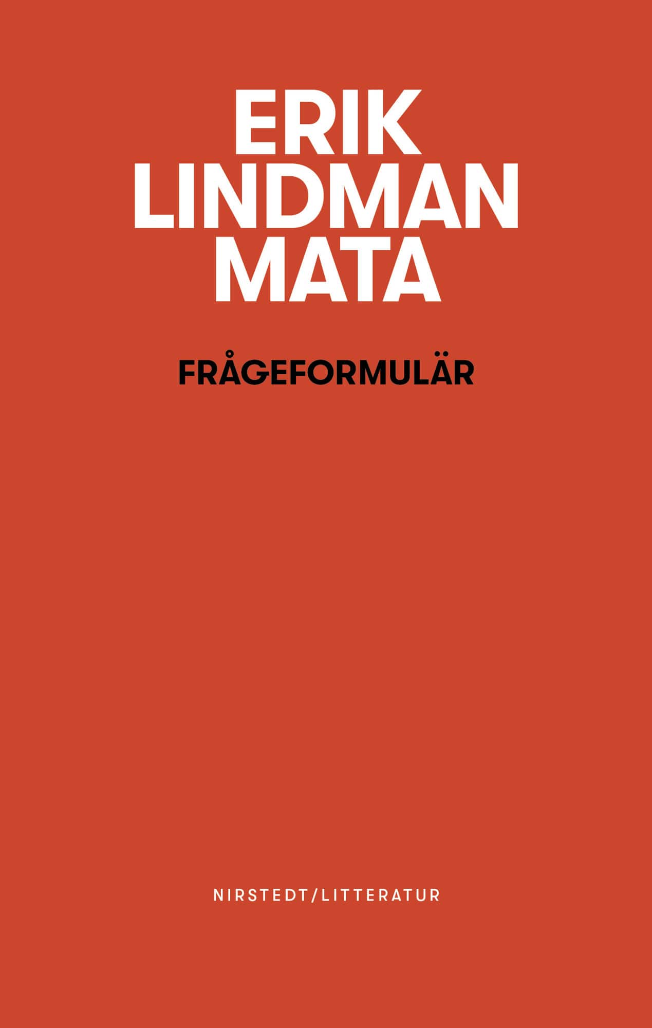 Frågeformulär av Erik Lindman Mata