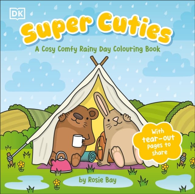 Super Cuties A Cosy Comfy Rainy Day Colouring Book