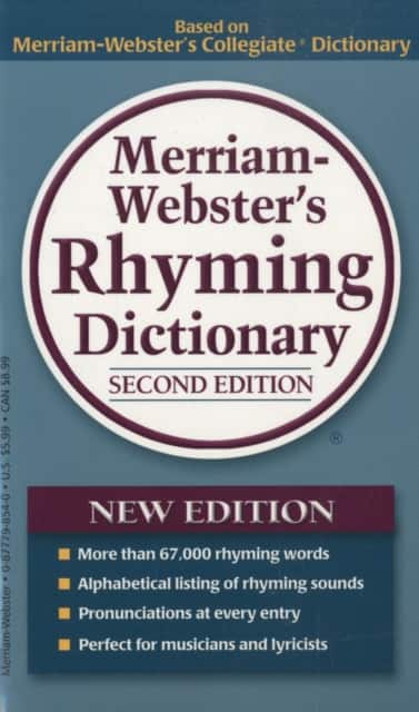 Merriam-Webster's Rhyming Dictionary av Merriam-Webster