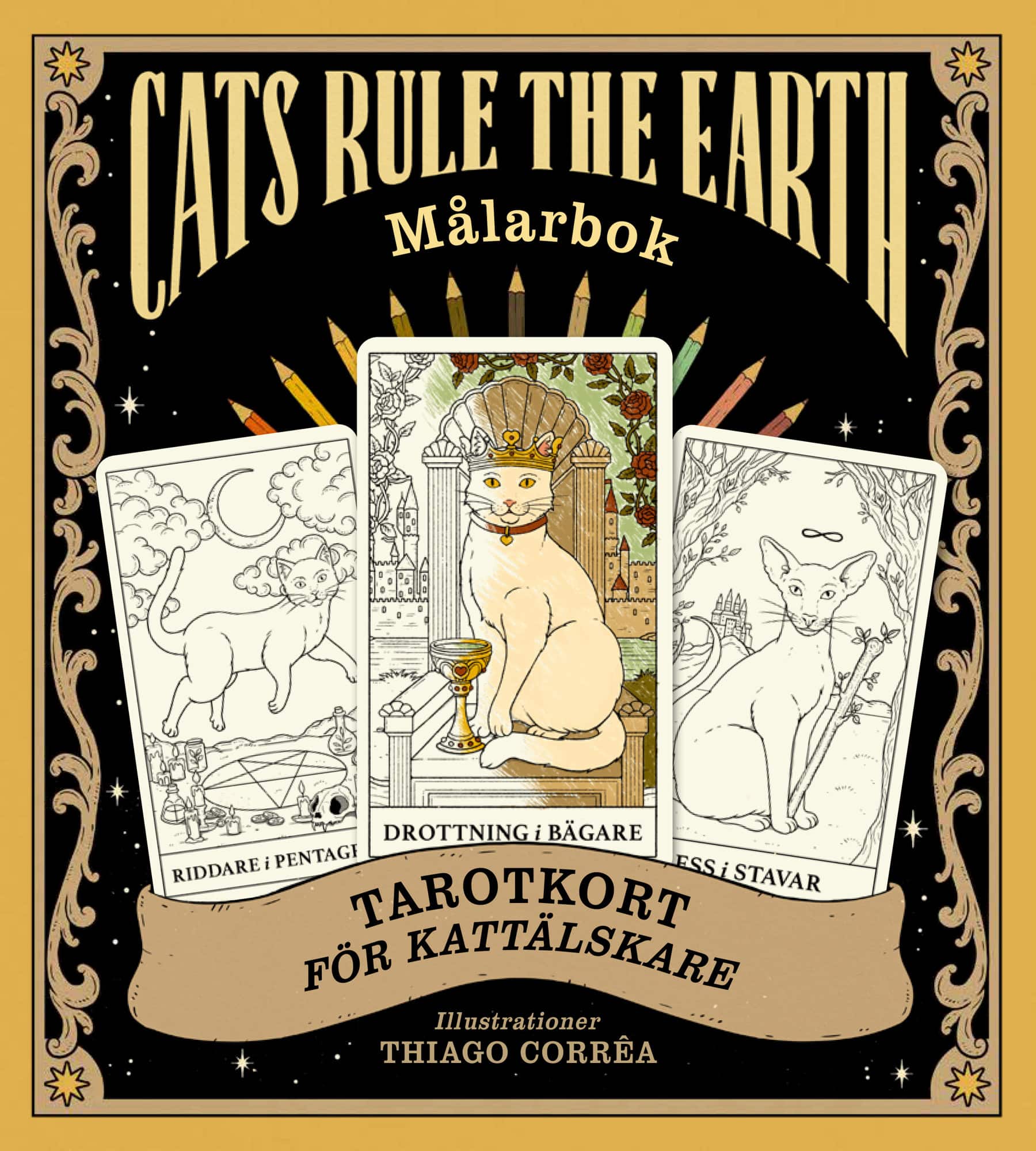 Cats Rule the Earth: målarbok av Catherine Davidson