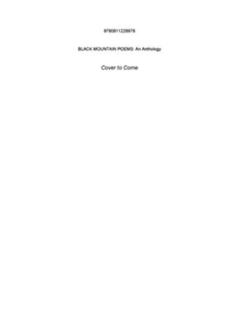 Black Mountain Poems
