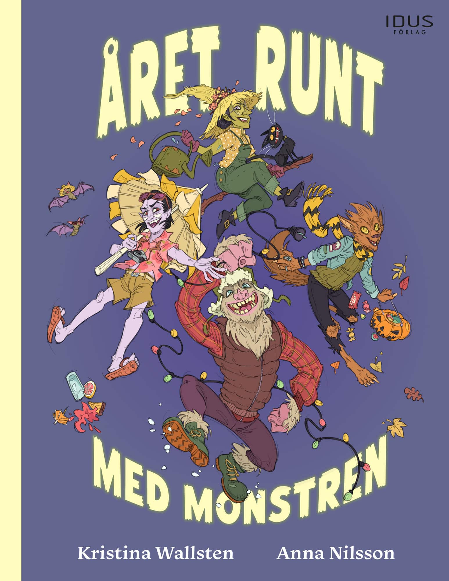 Året runt med monstren av Kristina Wallsten
