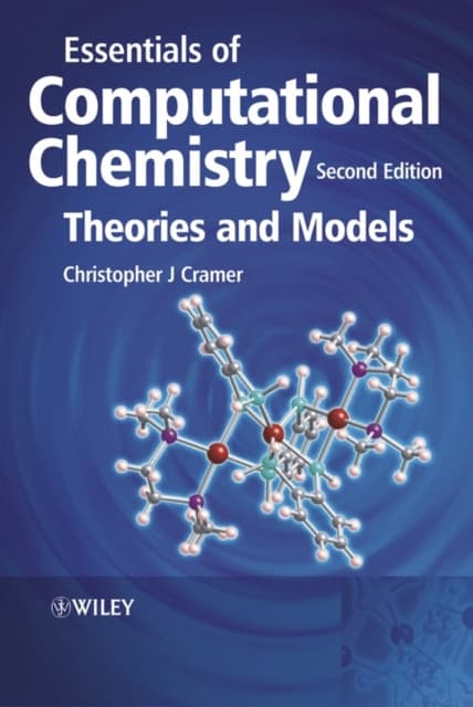 Essentials of Computational Chemistry - Theoriesand Models 2e