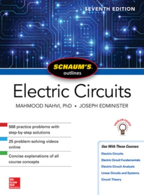 Schaum's Outline of Electric Circuits, Seventh Edition