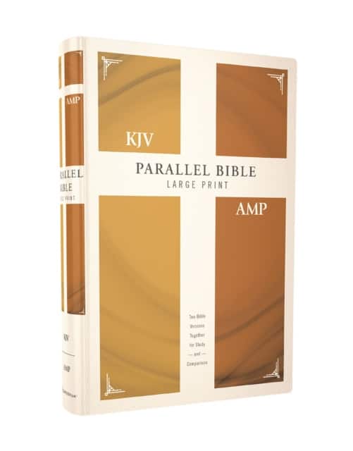 KJV, Amplified, Parallel Bible, Large Print, Hardcover, Red Letter av Zondervan