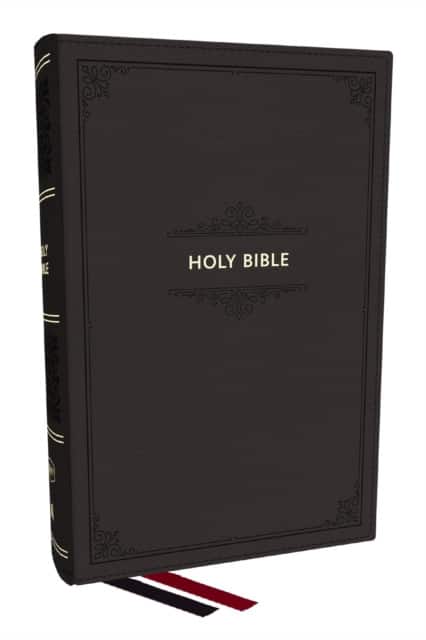 KJV Personal Size Large Print End-of-Verse Reference Bible, Black Leathersoft, Red Letter, Comfort Print av Thomas Nelson