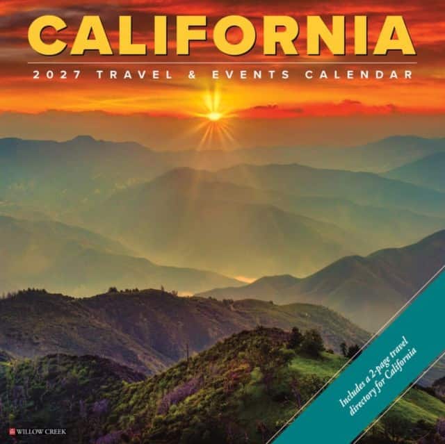 California 2027 Wall av Willow Creek Press