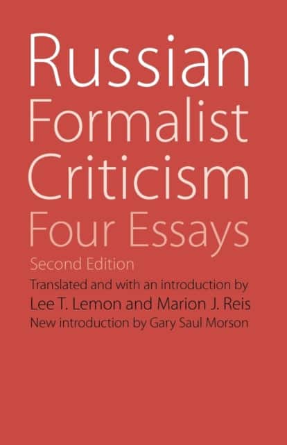 Russian Formalist Criticism av Lee T. Lemon