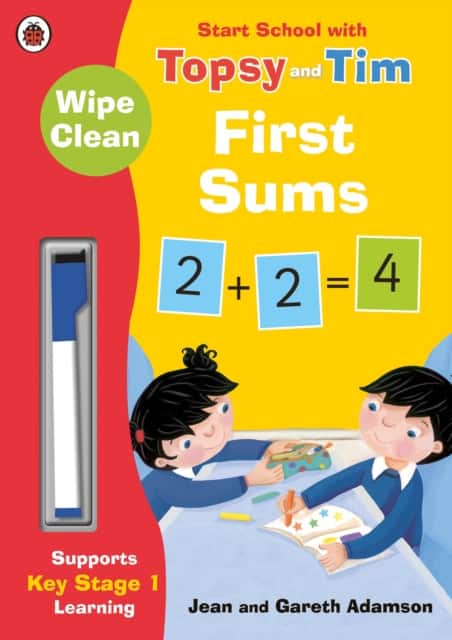 Wipe-Clean First Sums: Start School with Topsy and Tim av Jean Adamson