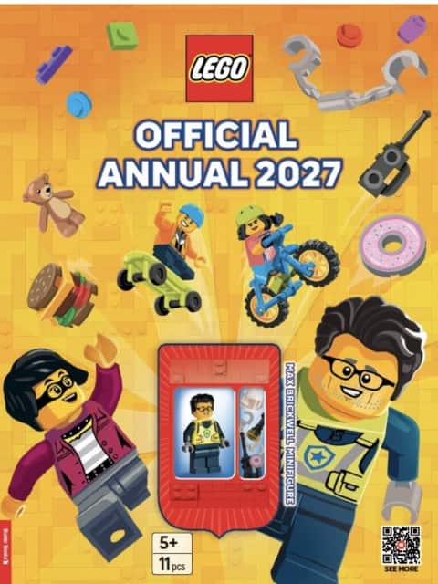LEGO® Books: Official Annual 2027 (with Max Brickwell police minifigure and accessories) av Lego