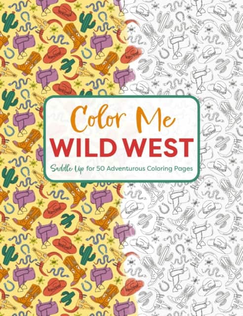 Color Me Wild West av Editors of Cider Mill Press