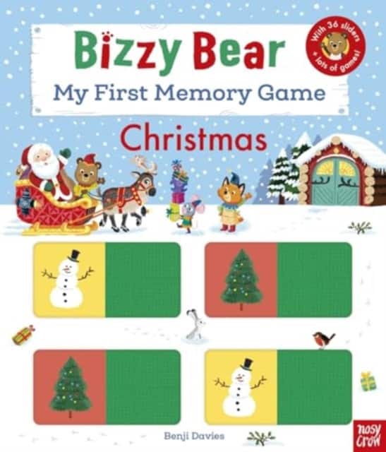 Bizzy Bear: My First Memory Game Book: Christmas av Benji Davies