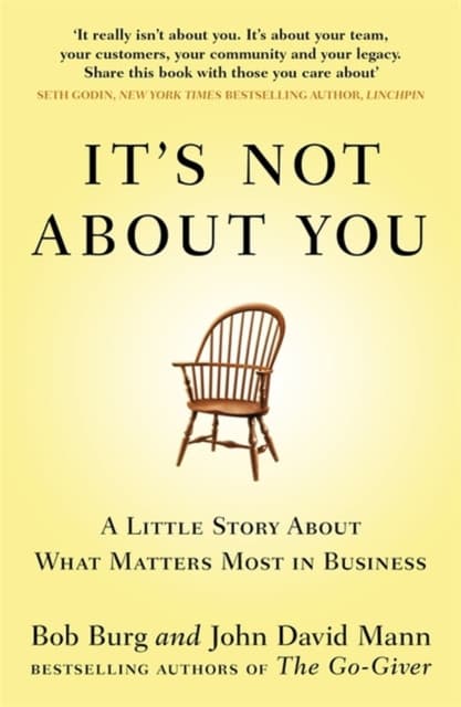 It's Not About You