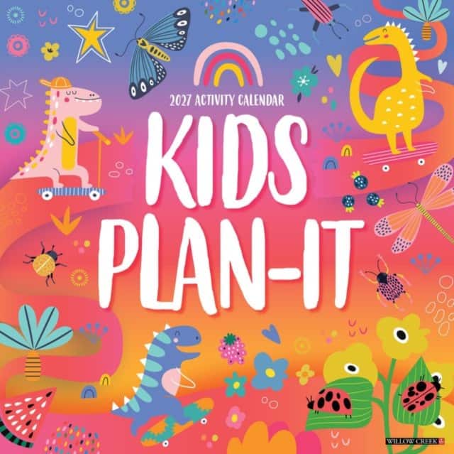 Kid's Plan It Calendar 2027 Wall av Willow Creek Press