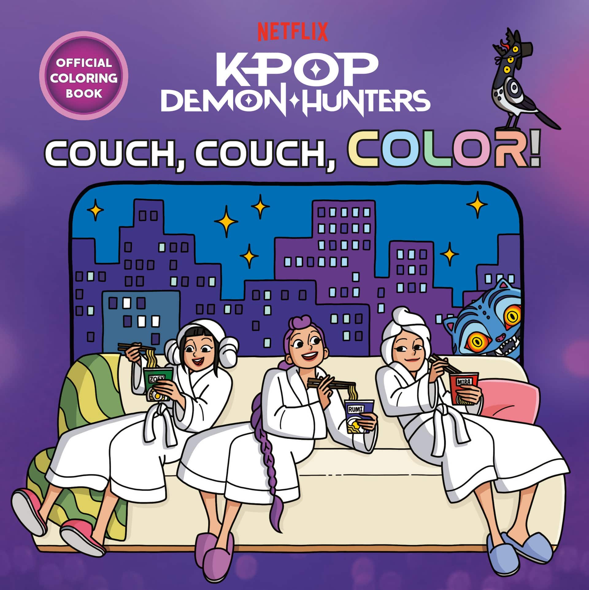 KPop Demon Hunters: Couch, Couch, Color! Official Coloring Book av Random House