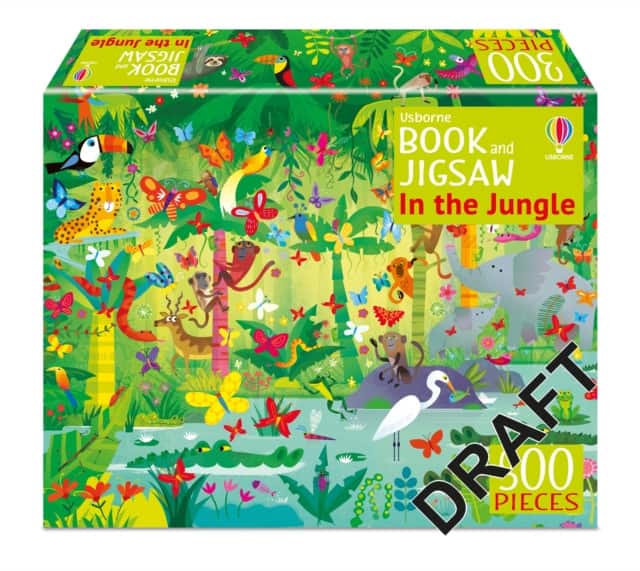 Usborne Book and Jigsaw In the Jungle av Kirsteen Robson