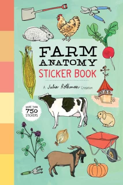 Farm Anatomy Sticker Book av Julia Rothman