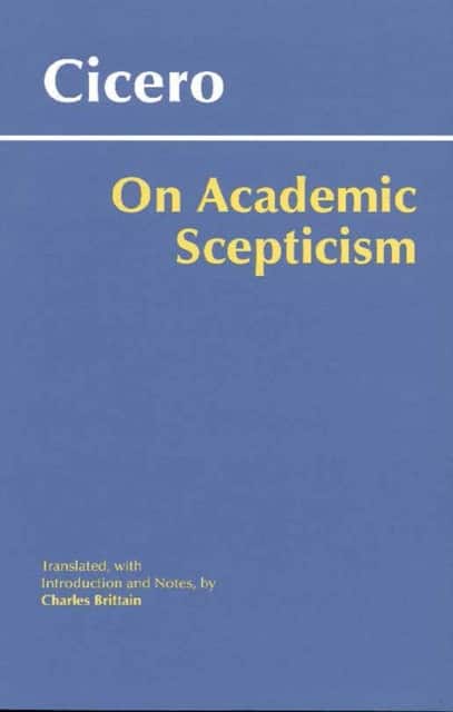 On Academic Scepticism av Cicero
