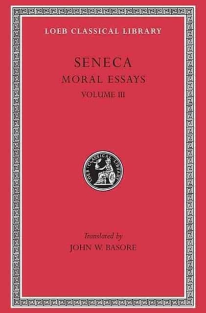 Moral Essays, Volume III – De Beneficiis (Trans. Basore)(Latin)