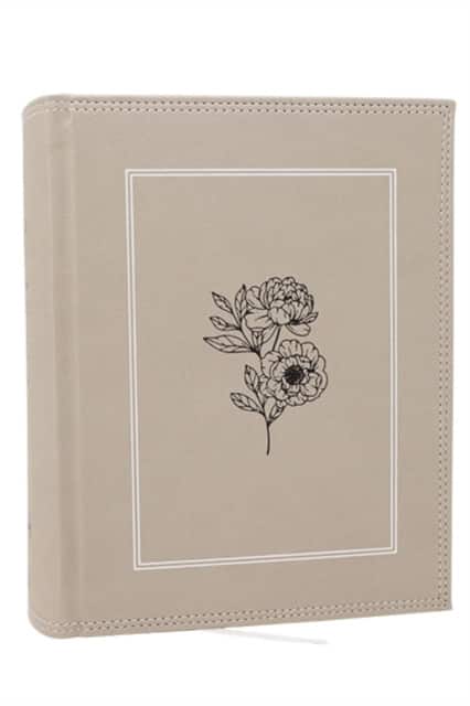 NKJV, Journal the Word Bible: Reflect, Journal or Create Art Next to Your Favorite Verses (Stone Leathersoft over board, Red Letter, Comfort Print) av Thomas Nelson