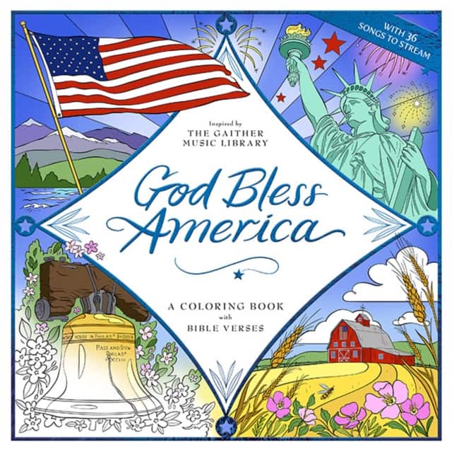God Bless America: A Coloring Book with Bible Verses av Gaither Music Group