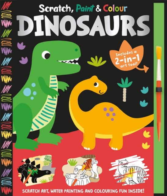 Scratch, Paint & Colour Dinosaurs av Georgie Taylor