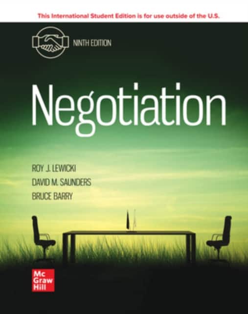 Negotiation ISE av Bruce Barry