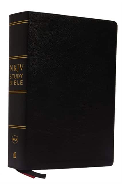 NKJV Study Bible, Premium Bonded Leather, Black, Comfort Print av Thomas Nelson