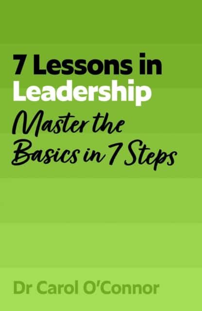 7 Lessons in Leadership av Carol O'Connor