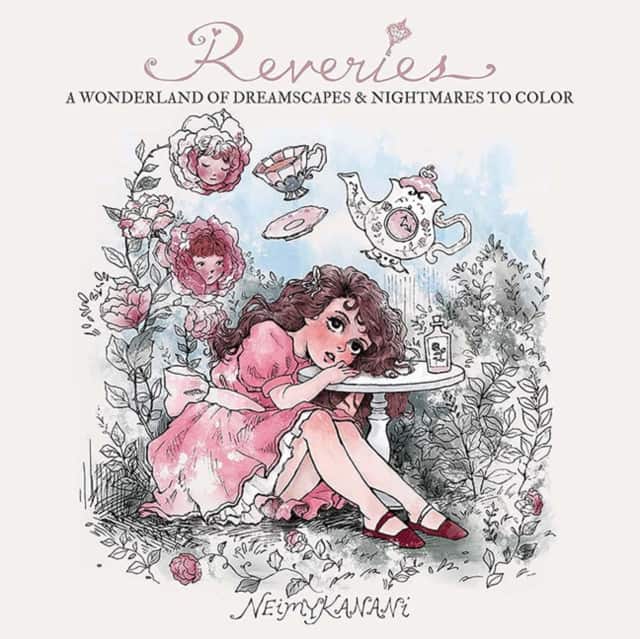 Reveries: a Wonderland of Dreamscapes and Nightmares to Color av Neimy Kanani
