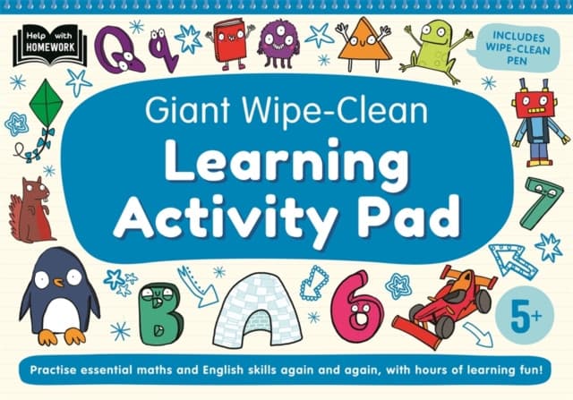 5+ Giant Wipe-Clean Learning Activity Pad