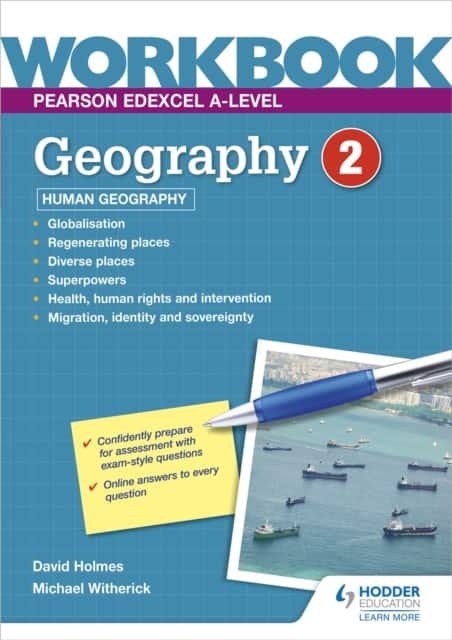 Pearson Edexcel A-level Geography Workbook 2: Human Geography av David Holmes
