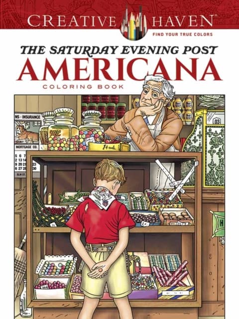 The Saturday Evening Post Americana Coloring Book