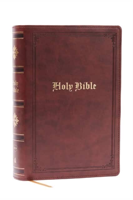 NKJV Bible: Personal Size Giant Print, Brown Leathersoft, Holy Bible, Red Letter, Comfort Print: New King James Version av Thomas Nelson