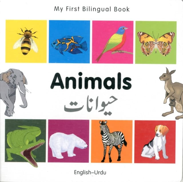 My First Bilingual Book - Animals - English-urdu
