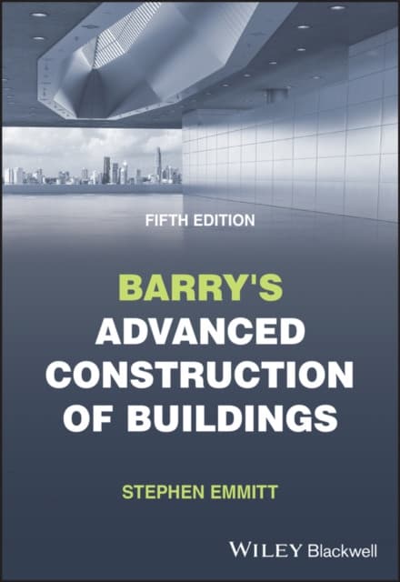 Barry′s Advanced Construction of Buildings